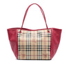 Burberry Small Haymarket Check Coated Canvas Canterbury Tote Secondhand