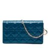 Dior Patent Cannage Lady Dior Wallet On Chain Secondhand