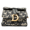 Dior Oblique Canvas Vertical Saddle Pouch Secondhand