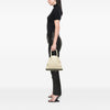 Saint Laurent Leather Dome Diamond Cut Handbag Secondhand