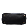 Prada Soft Calfskin Trimmed and Tessuto Open Convertible Shopping Tote Secondhand