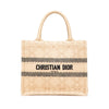 Dior Small Raffia Cannage Book Tote Secondhand