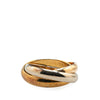 Secondhand Cartier Tricolor 18K Les Must de Cartier Trinity Three Band Ring