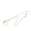 Secondhand Louis Vuitton Gold Plated Locky Pendant Necklace
