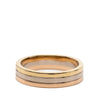 Secondhand Cartier 18K Tricolor Gold Vendome Louis Cartier Wedding Band