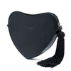 Saint Laurent Leather Monogram Heart Tassel Crossbody Secondhand
