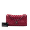 Chanel Large Quilted Iridescent Calfskin New Bubble Flap Secondhand