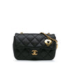 Chanel Mini Rectangular Quilted Lambskin Heart Charms Flap Secondhand