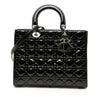 Dior Large Patent Cannage Lady Dior Secondhand