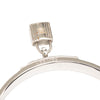 Hermès Palladium Plated Kelly H Lock Bangle Secondhand