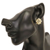 Chanel CC Gold Plated Resin and Faux Pearl Push Back Earrings Secondhand