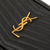 Saint Laurent Mini Grain de Poudre Chevron Monogram Lou Camera Bag Secondhand