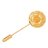Chanel Gold Plated Camellia Pin Brooch Secondhand