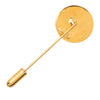 Chanel Gold Plated Camellia Pin Brooch Secondhand