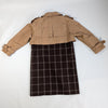Secondhand Marni Checkered Two-Tone Trench Coat, Size 38