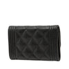 Chanel Quilted Caviar Boy Flap Card Holder Secondhand