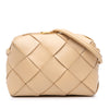 Bottega Veneta Small Lambskin Intreccio Cassette Camera Bag Secondhand