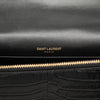 Saint Laurent Small Croc Embossed Leather Monogram Kate Tassel Crossbody Secondhand