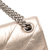 Balenciaga Small Metallic Calfskin Crush Chain Shoulder Bag Secondhand