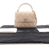 Chanel Nano CC Quilted Caviar Coco Top Handle Bag Secondhand
