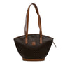 Celine Macadam Coated Canvas Shoulder Bag Secondhand