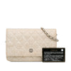 Chanel CC Coated Tweed Wallet On Chain Secondhand