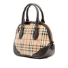 Burberry Small Haymarket Check Coated Canvas Orchard Bowling Bag Secondhand
