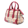 Burberry Small Haymarket Check Coated Canvas Gladstone Satchel Secondhand