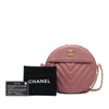 Chanel Chevron Lambskin Round As Earth Crossbody Secondhand