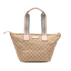 Gucci GG Canvas Web Tote Secondhand