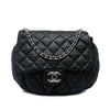 Chanel Large Quilted Washed Lambskin Chain Around Messenger Bag Secondhand