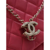 Chanel Quilted Lambskin Double Case with Chain Secondhand
