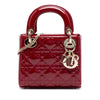 Dior Mini Patent Cannage Lady Dior Secondhand