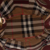 Burberry Nubuck and House Check Canvas Beckett Bucket Bag Secondhand