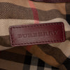 Burberry Nubuck and House Check Canvas Beckett Bucket Bag Secondhand