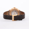 Pierre Kunz Pepretual Calendar PKA 003 QPR Leather x RG, Diamonds AT Silver-Face Watch Secondhand