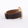 Pierre Kunz Pepretual Calendar PKA 003 QPR Leather x RG, Diamonds AT Silver-Face Watch Secondhand