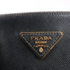 Prada Galleria Saffiano Lux Leather 2Way Handbag in Black Secondhand