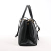 Prada Galleria Saffiano Lux Leather 2Way Handbag in Black Secondhand