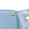 Prada Galleria Saffiano Lux Leather 2Way Handbag in Blue Secondhand