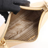 Prada Saffiano Lux Mini Re-Edition Shoulder Bag Platino 1BC204 Secondhand