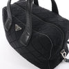 Secondhand Prada Tessuto Impuntu Nylon x Leather 2Way Handbag in Black BL0722