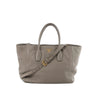 Prada Vitello Daino Leather 2Way Handbag in Gray Secondhand