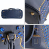 Prada Bijoux shoulder bag in blue Saffiano leather