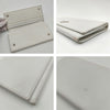 Prada Saffiano long wallet in white leather