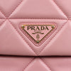 Prada Spectrum Small Leather Chain Shoulder Bag in Pink Secondhand