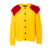 Secondhand Prada Mohair Cardigan with Fur - '10s