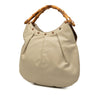 Gucci Studded Calfskin Bamboo Hobo Secondhand