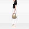 Gucci Studded Calfskin Bamboo Hobo Secondhand