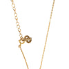 Dior Gold Plated Oblique Strass Necklace Secondhand